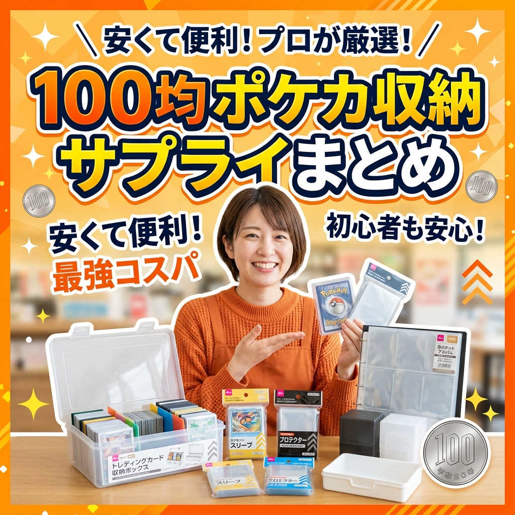 100均 ポケカ収納・サプライまとめ