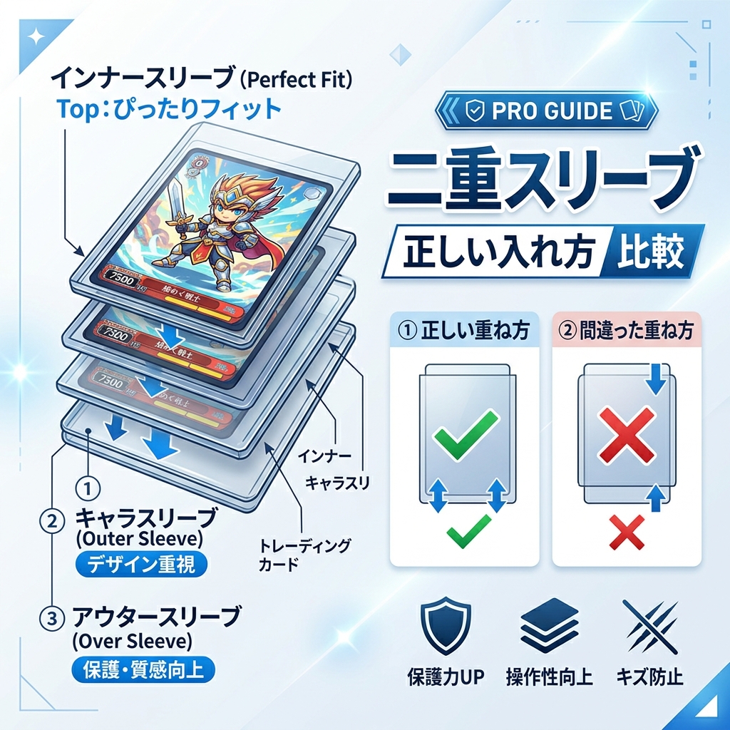 二重スリーブの正しい入れ方